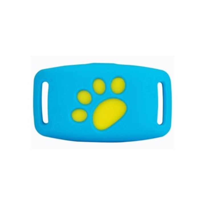 Localizator GPS pentru animale de companie, dispozitiv anti-pierdere, albastru