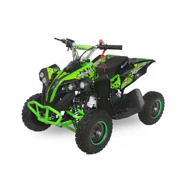 ATV TEA Sports Copii 50cc, Pornire Demaror, Roti de 6″ Verde