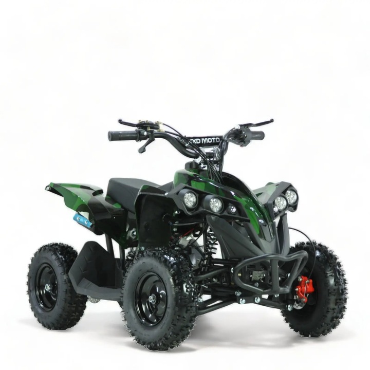 ATV TEA Sports Copii Bucuresti 49cc, Pornire la Buton, Faruri, Roti de 6″ Verde