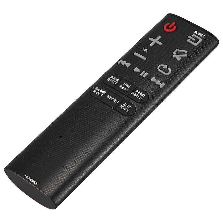 Telecomanda pentru sistem audio, model AH59-02692E, frecventa 433 MHz, neagra