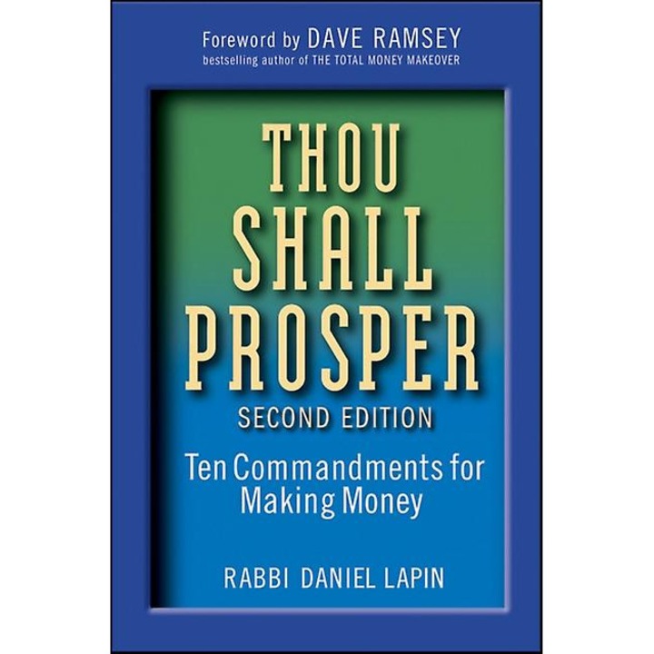 Thou Shall Prosper, Rabbi Lapin, 2023
