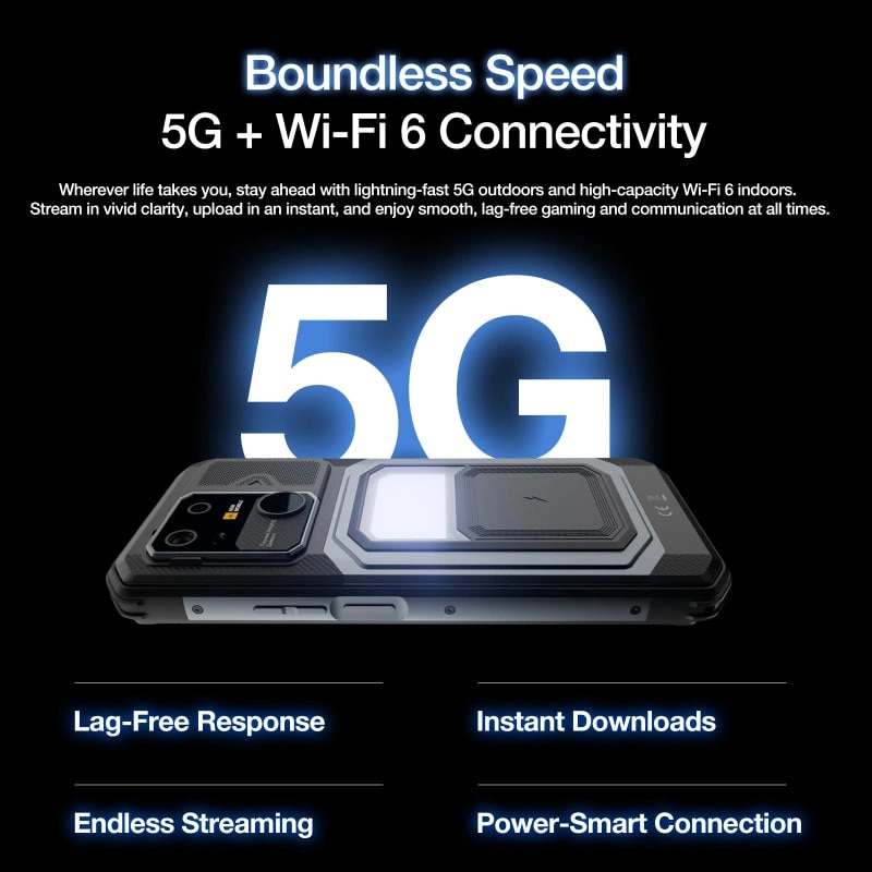 Telefon Rugged AGM G3 PRO 5G, 12GB RAM, 512GB ROM, camera termica 512x384, baterie 10000mAh, IP68/IP69K