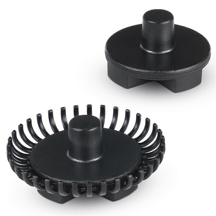 Set 2 bucati accesorii pentru spumare lapte, piese de schimb pentru aparat de spumare lapte, plastic, negru