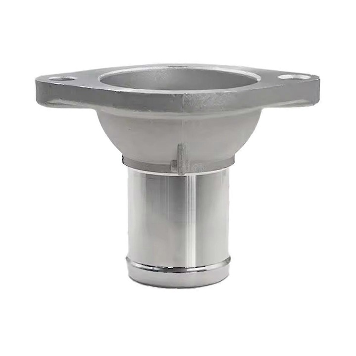 Carcasa termostat racire pentru Mitsubishi L200, 2500 Diesel, 1996-2007, metal, argintie