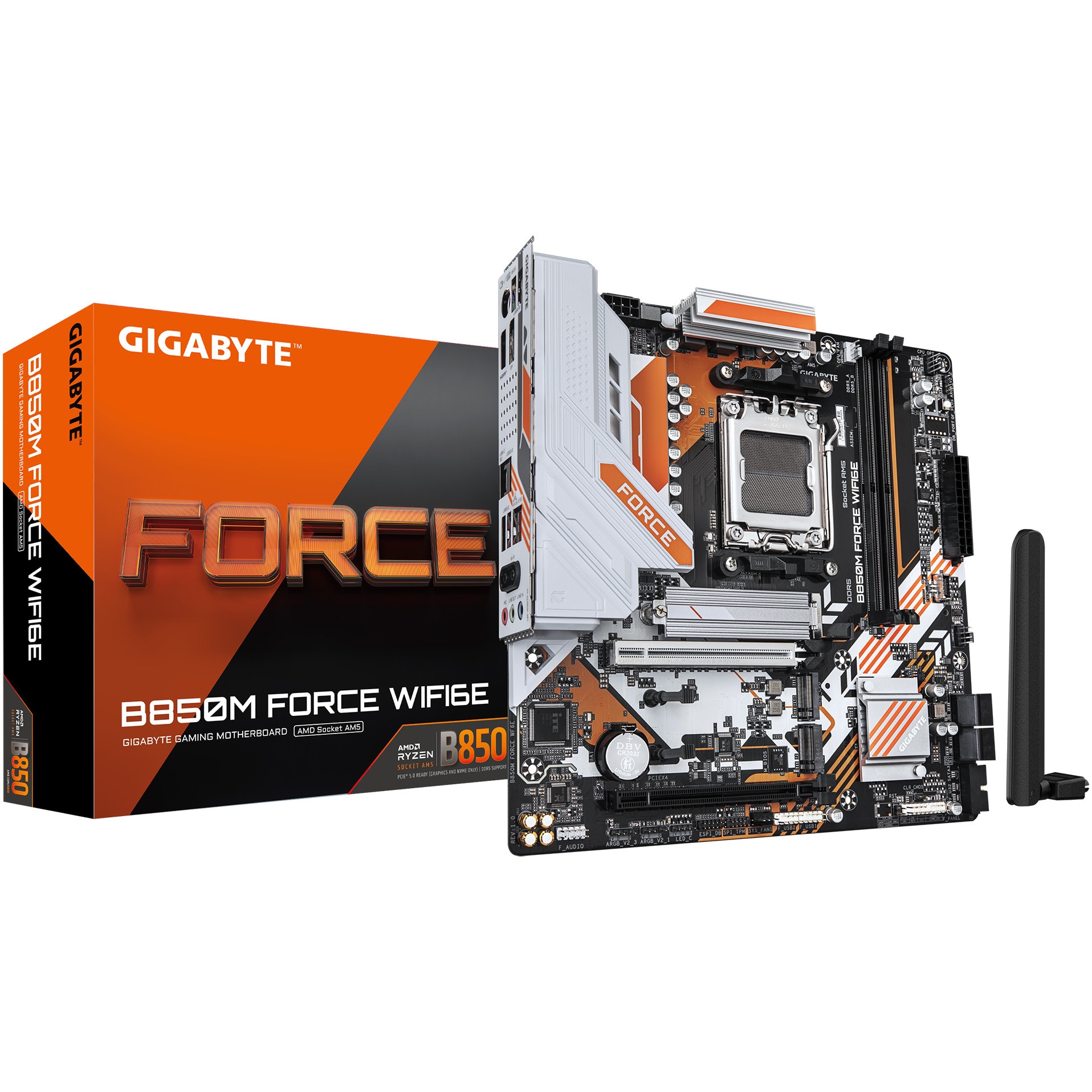 Placa de baza Gigabyte B850M Force WiFi 6E, Socket AM5