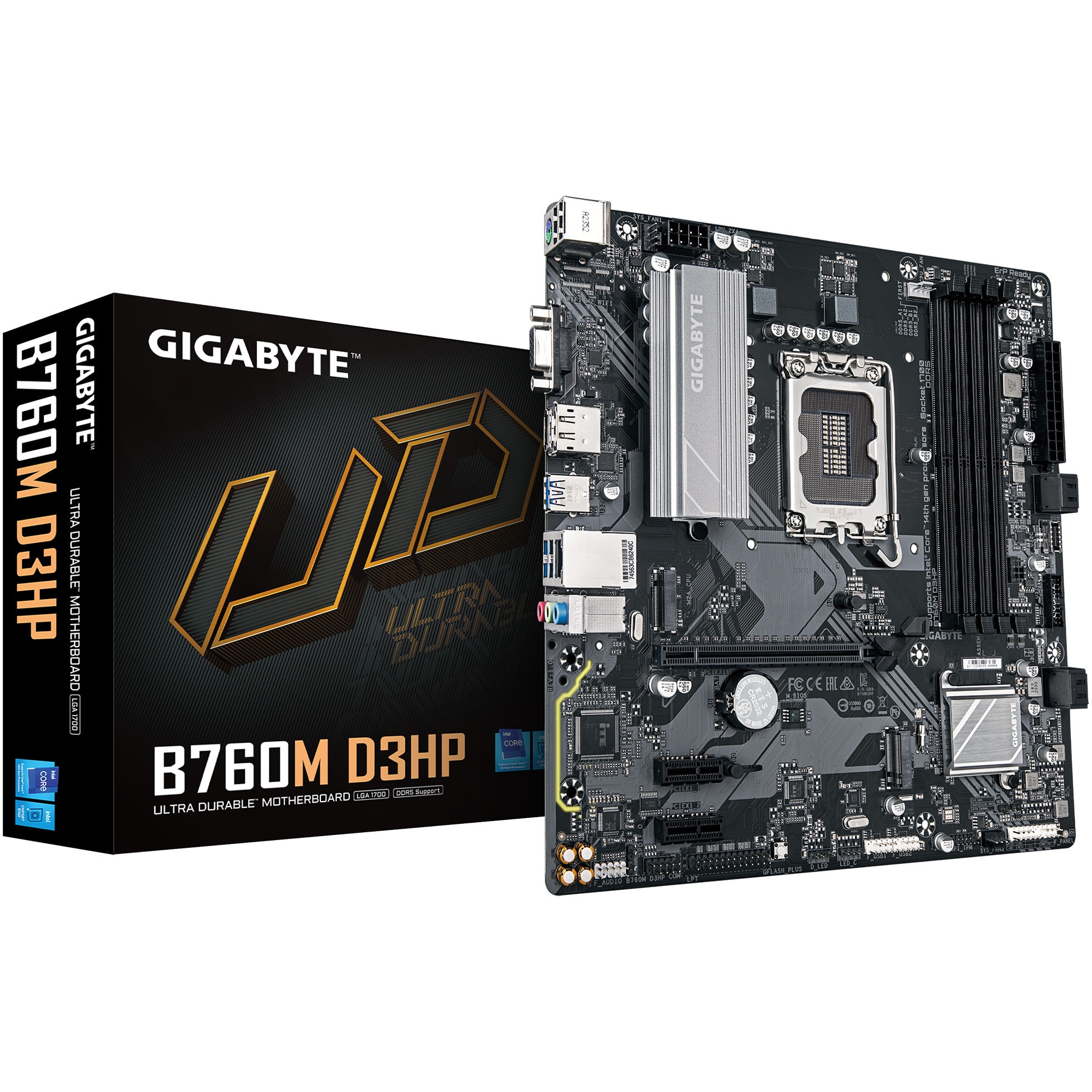 Placa de baza Gigabyte B760M D3HP, Socket LGA1700