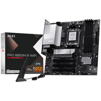 Placa de baza MSI PRO B850M-P WiFi, Socket AM5