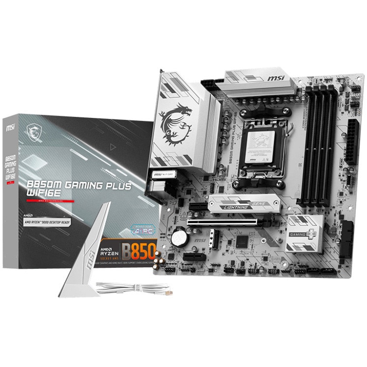 Placa de baza MSI B850M Gaming Plus WiFi 6E, Socket AM5