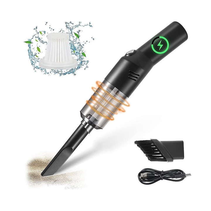 Aspirator portabil fara fir pentru insecte, potrivit pentru prinderea insectelor, plosnitelor, gandacilor de bucatarie si albinelor; reincarcabil si portabil