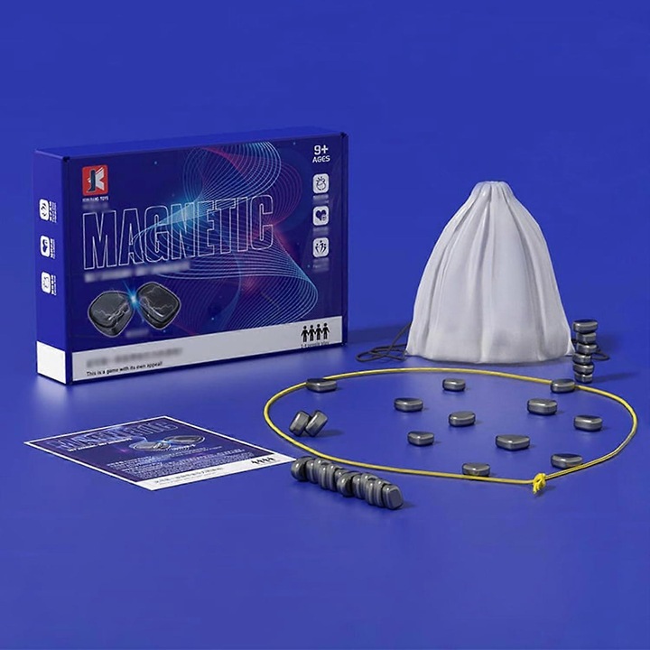 Joc de sah magnetic, set pentru 2 jucatori, imbunatateste gandirea logica