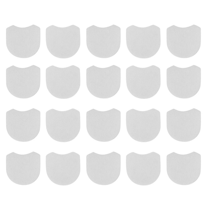 Set 20 filtre CPAP, compatibile cu ResMed Air Mini, alb, 3x3cm