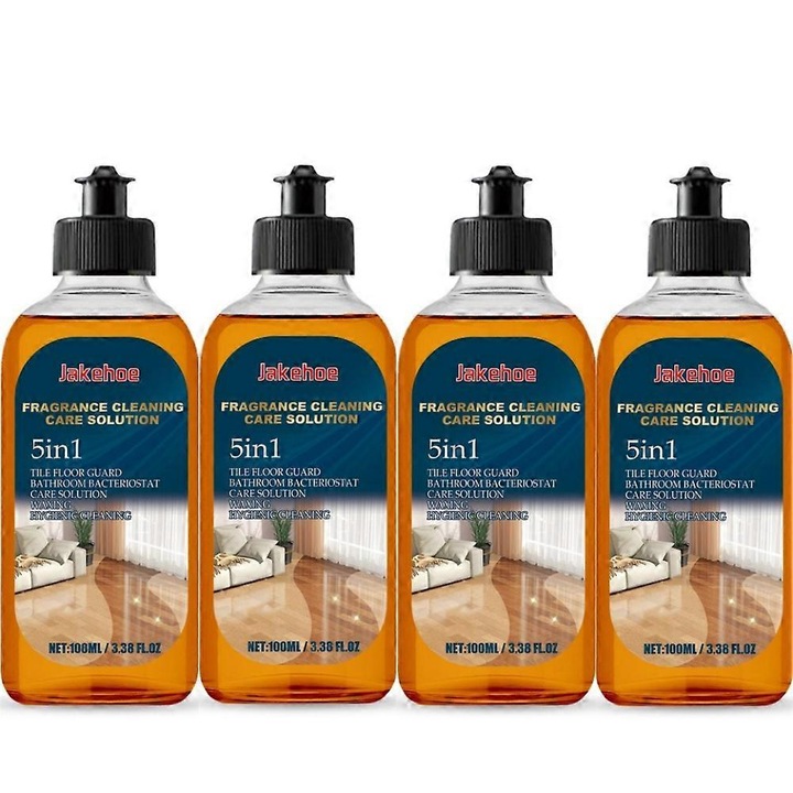 Munich Sunny padlótisztító oldat, 5 az 1-ben, 100 ml, virágillat, 4 darabos készlet