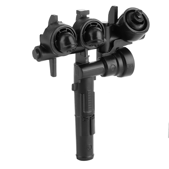 Fényszórómosó fúvóka Mercedes-Benz W220 S430 S500 S600 S55 AMG-hez, fekete, ABS műanyagból