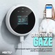 Detector gaz inteligent smart WiFi NEXTLY, detectie CH4/GPL, alarma sonora si vizuala, notificari in aplicatie, control valva, 2.4GHz, alimentare USB, compatibil Smart Life, alb