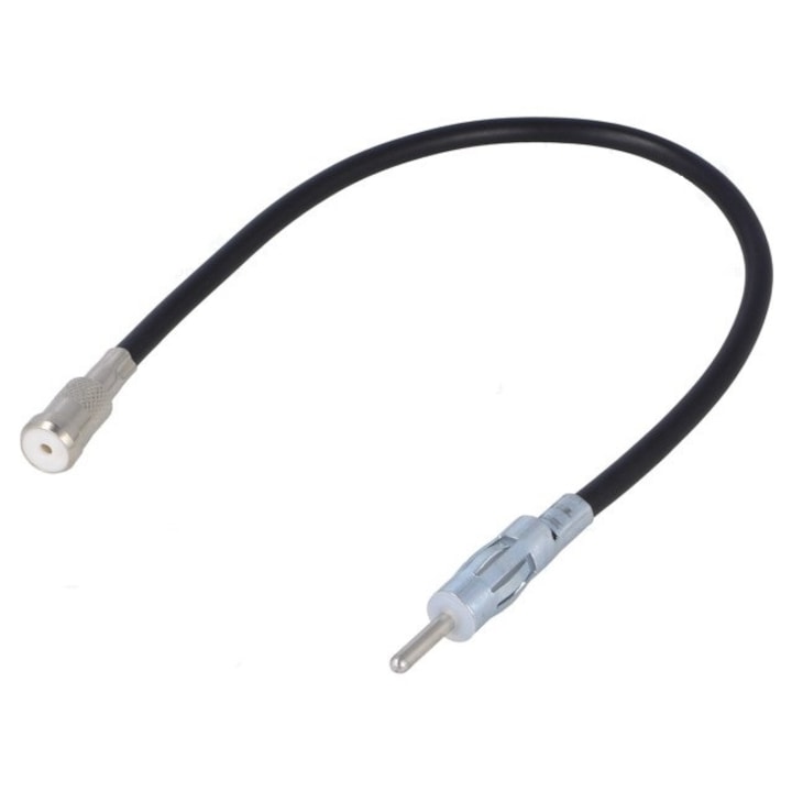 Adaptor antena ISO-DIN, COMPOTECH, cablu, conector drept