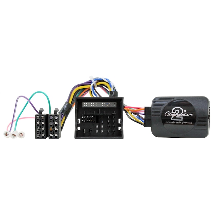 Adapter pentru controlul de pe volan Can Bus, Audi A1 2010 ->, Connects2, compatibil cu radiouri universale, 52 pini