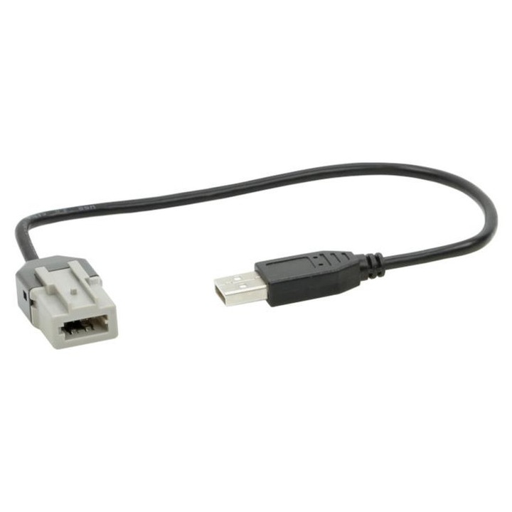 USB ACV adapter rádióhoz, kompatibilis Citroen DS3 2010->, Peugeot, tartós, 10x15cm