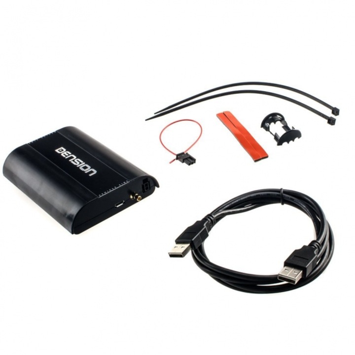 Receptor radio DAB+ U, AMiO, pentru Nissan, conectare USB, actualizare software, antena externa optionala