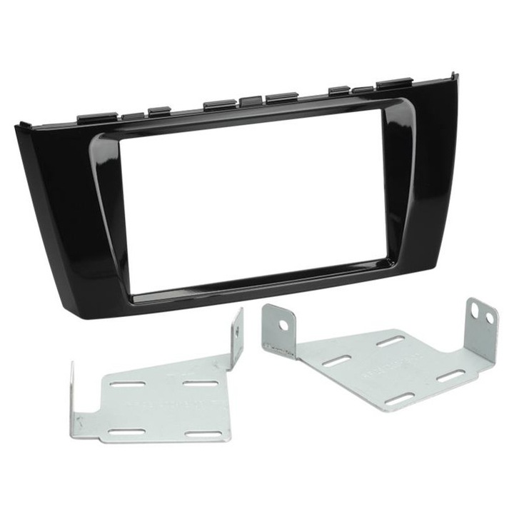 Rádiókeret 2 DIN ACV, fényes fekete, Mitsubishi Space Star és Mirage, 98x173mm