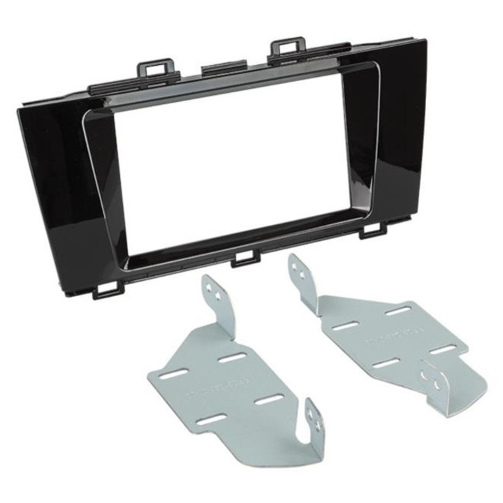 ACV 2DIN rádiókeret Subaru Outbackhez, fényes fekete, 98x173mm