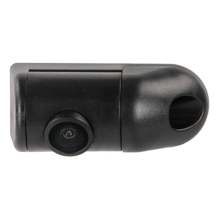 Универсална камера за задно виждане, ACV, овална, функция огледало, черна, размери 48x23x25mm