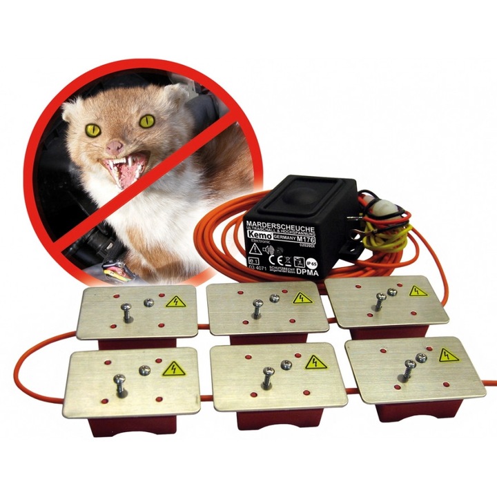 AMiO állatriasztó, 12 V/DC, IP 65, méretek 40x50x70 mm, alacsony fogyasztás