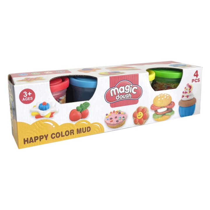 Set de plastilina, 4 buc