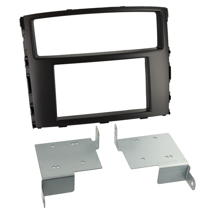 Rama radio 2 DIN ACV, Mitsubishi Pajero/Shogun, fekete, 98x173mm