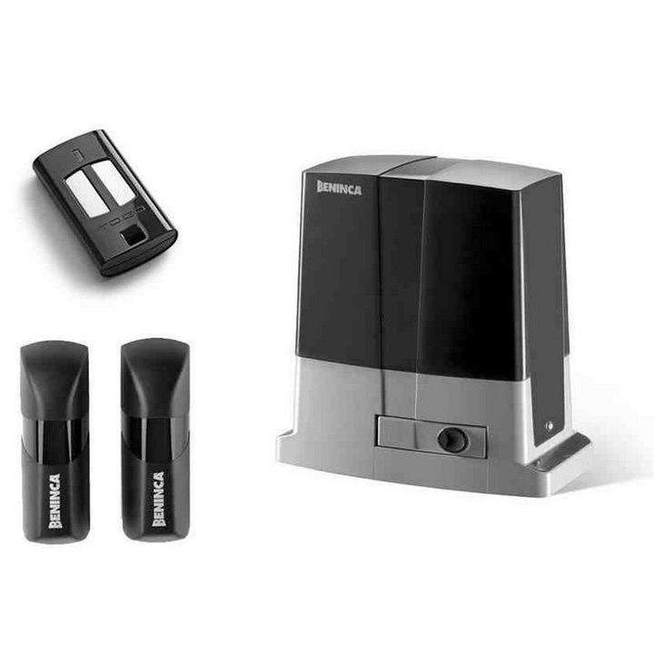 Set automatizare poarta glisanta Beninca KBULL8M, 800kg, 10,6kg, 235W, 2 fotocelule, pilot, IP44