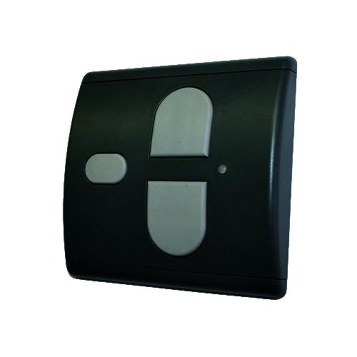 Intrerupator actionare porti Sommer, 3 canale, antracit, 80x85x15mm, fara cabluri