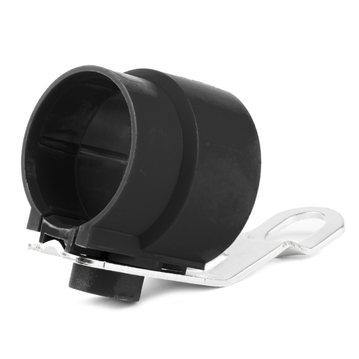 Utánfutó aljzatkövető, AMiO, 7 PIN/13 PIN, strapabíró műanyag, fekete