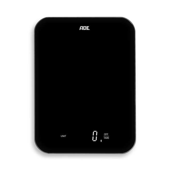 Cantar de bucatarie ADE, lacuit USB, 15 kg, 17x23cm, negru