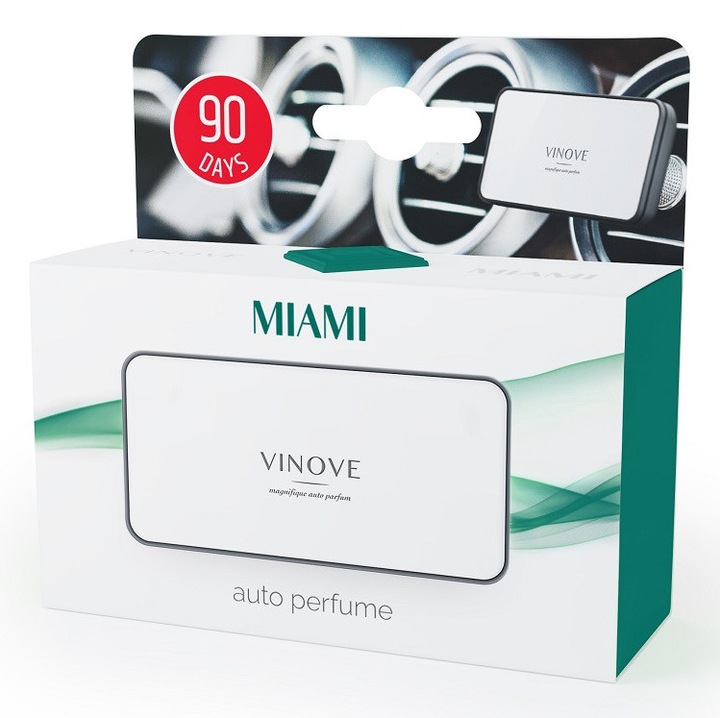 Autóillatosító, AMIO, energizáló parfüm, 7.4x3.7cm, 0.06kg