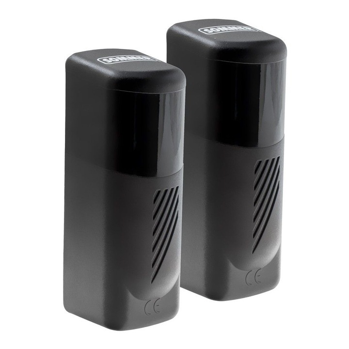 Fotocelule Sommer, 24V, unidirectionale, reglaj unghi 180 grade, pentru orice tip de actionare, raza 20m