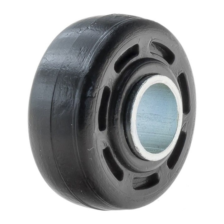 Rola de ghidare P75 pentru poarta glisanta, Wisniowski, 10x23,5mm, negru