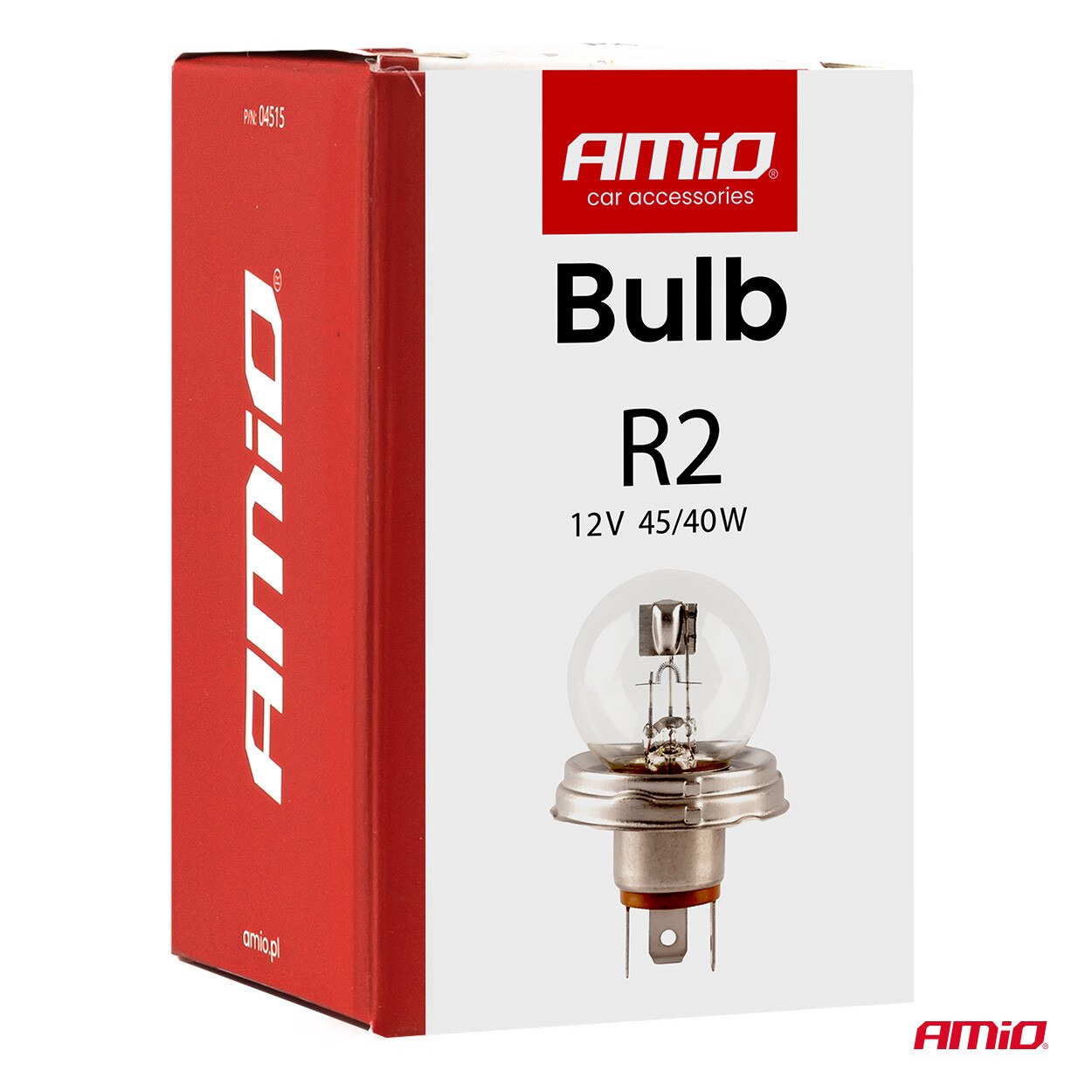 Bec R2 12V 45/40W P45t, AMiO, pentru reflectoare auto, omologare ECE ...