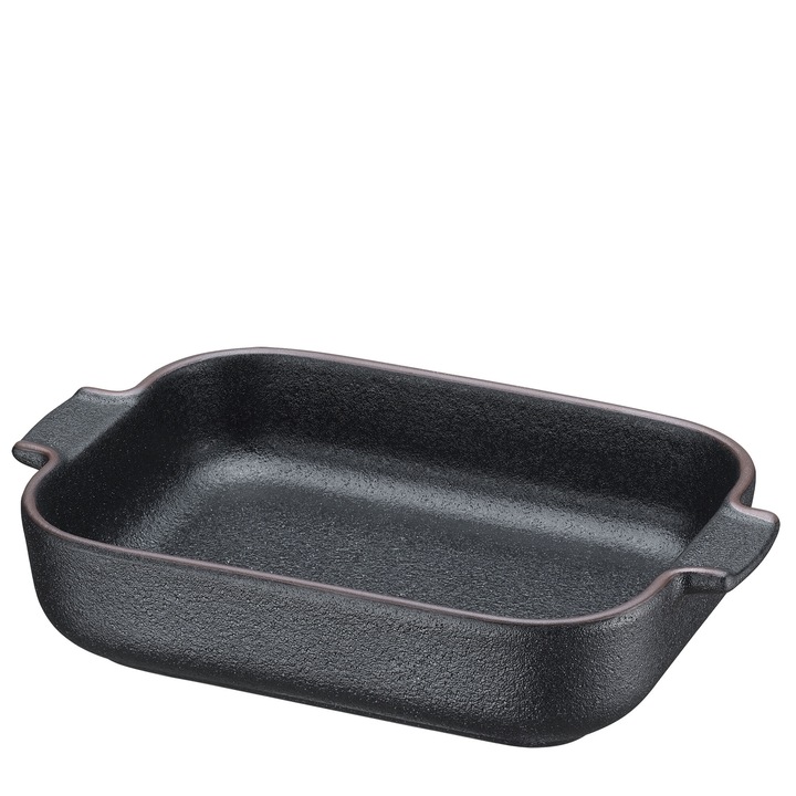 Vas de copt Zassenhaus, ceramica, 16,5x12x4,5cm, 0,5l, neagra