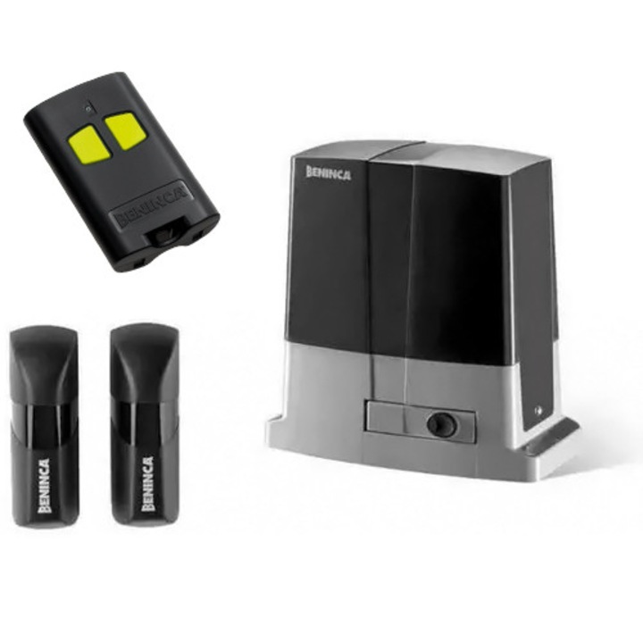 Set automatizare poarta glisanta Beninca BULL624 TURBO, 600 kg, 25 m/min, 230 Vac, 15,7 kg