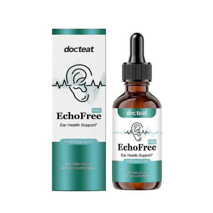 Picaturi pentru Urechi Tinnitus Relief, formula naturala, dozare precisa, fara efecte secundare, Docteat
