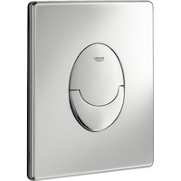 Placa de actionare Grohe Skate Air 38505000, dublu spalare, 156 x 197 x 10 mm, EcoJoy, crom lucios