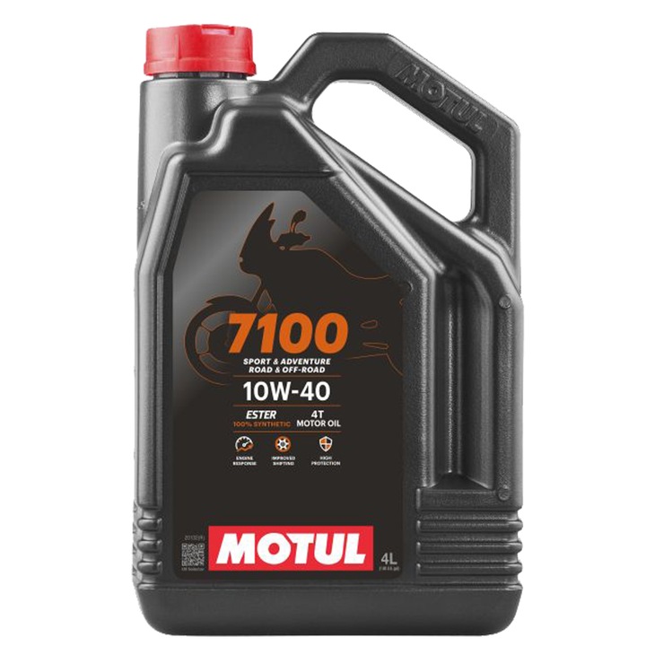 Ulei Motul 7100 10W40 4 litri – Performanta maxima si protectie completa pentru motociclete 4T