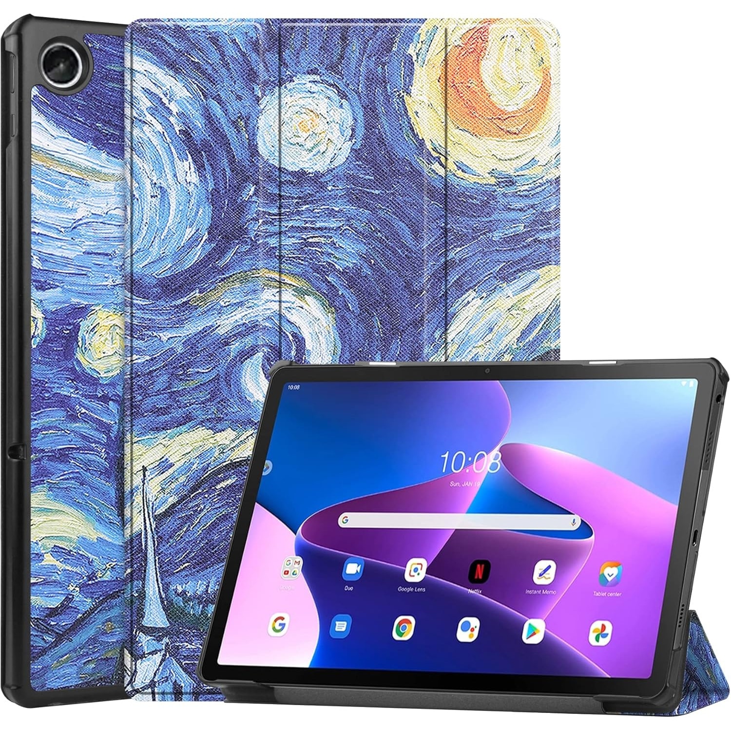 Husa de protectie pentru Lenovo Tab M8 Gen 4(TB-300FU/TB-300XU), 2023, Sigloo, 8", Abstract