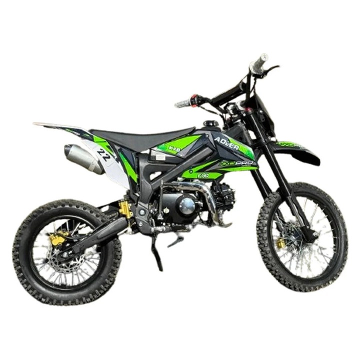 Moto Cross TEA Sports 140cc Enduro, Pornire la Buton, Verde