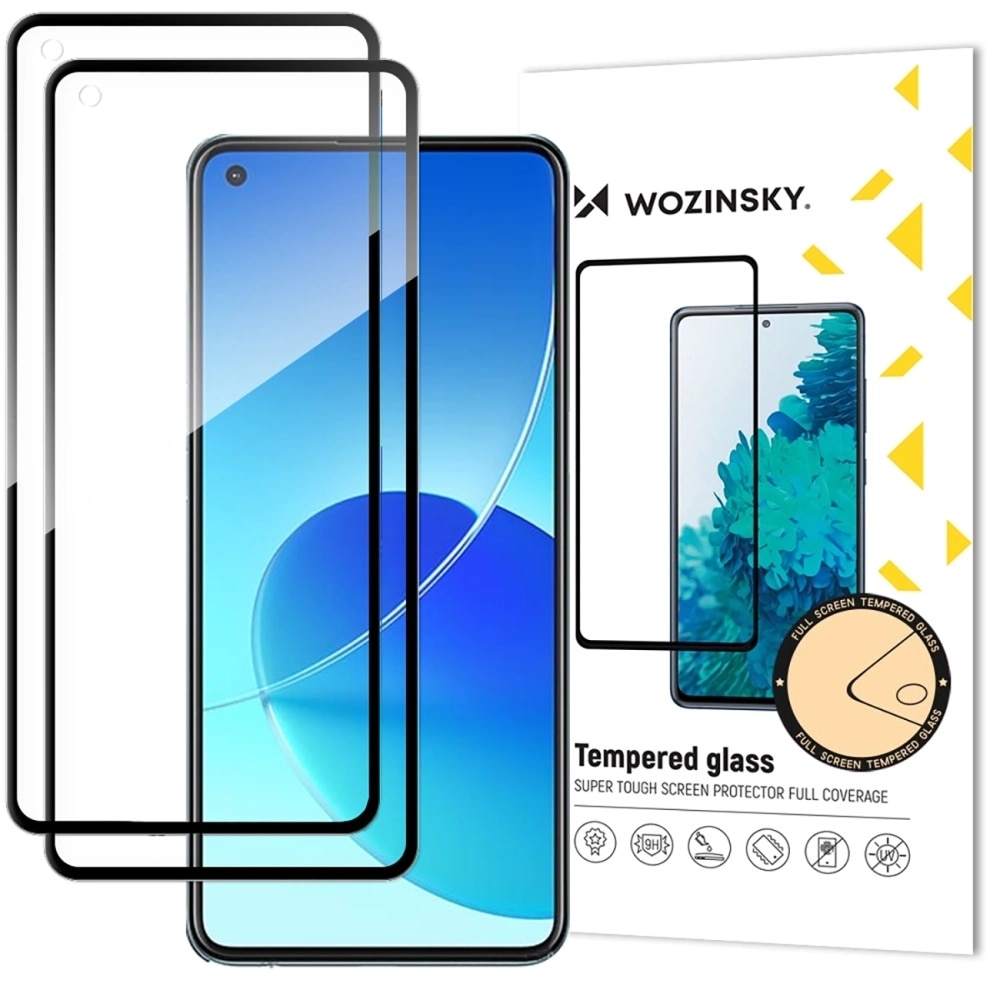 Set 2 folii sticla securizata cu rama neagra Wozinsky Full Glue Tempered Glass compatibila cu Xiaomi 15, Negru