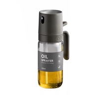 Sticla cu pulverizator ulei/solutii lichide NEXTLY, cu maner, antiscurgere, 250ml, gri-transparent