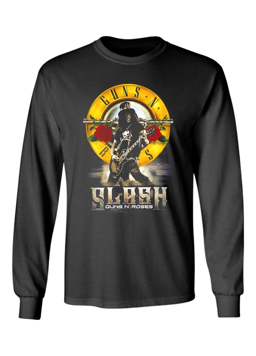 Hosszú ujjú póló, Guns'n'Roses, Slash, Fekete