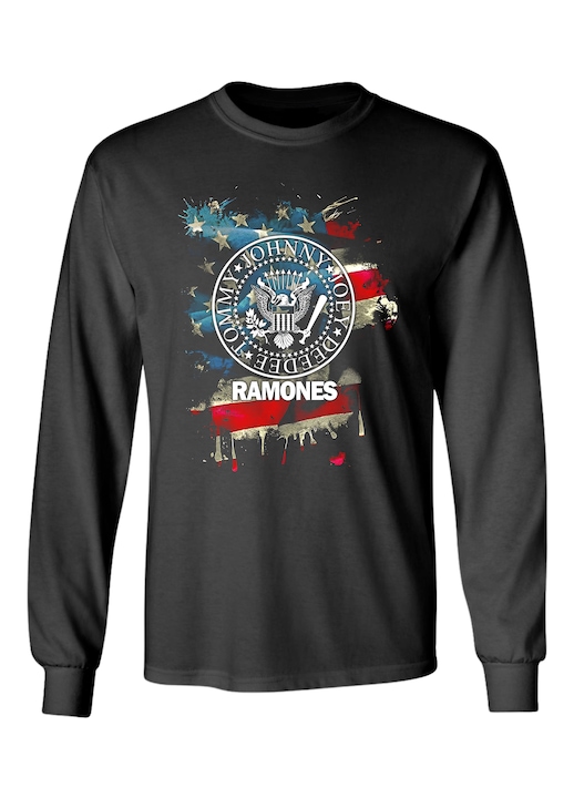 Hosszú ujjú póló, Ramones 2, Fekete