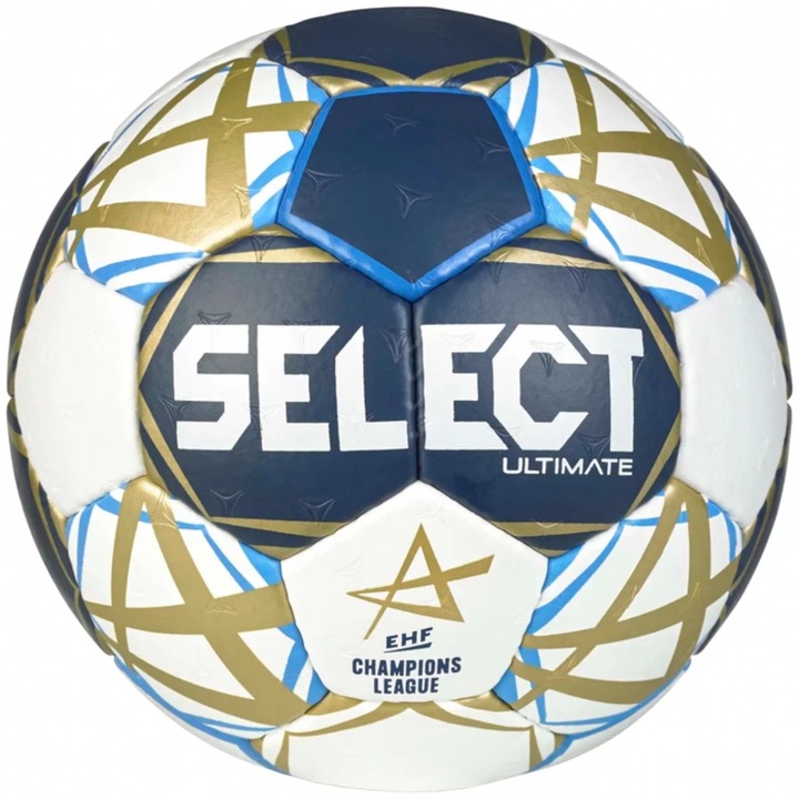 Select Ultimate EHF Bajnokok Ligája kézilabda, poliuretán, fehér, 2-es méret