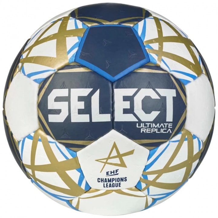 Minge handbal Select Ultimate Replica EHF Champions League, poliuretan, multicolor, dimensiune 1