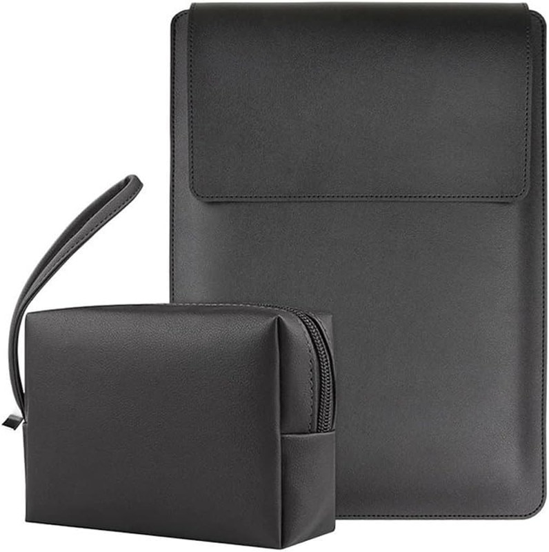 Husa laptop Joyoy®, 13-14 inch, negru, 25x34cm, rezistenta la apa, multifunctionala